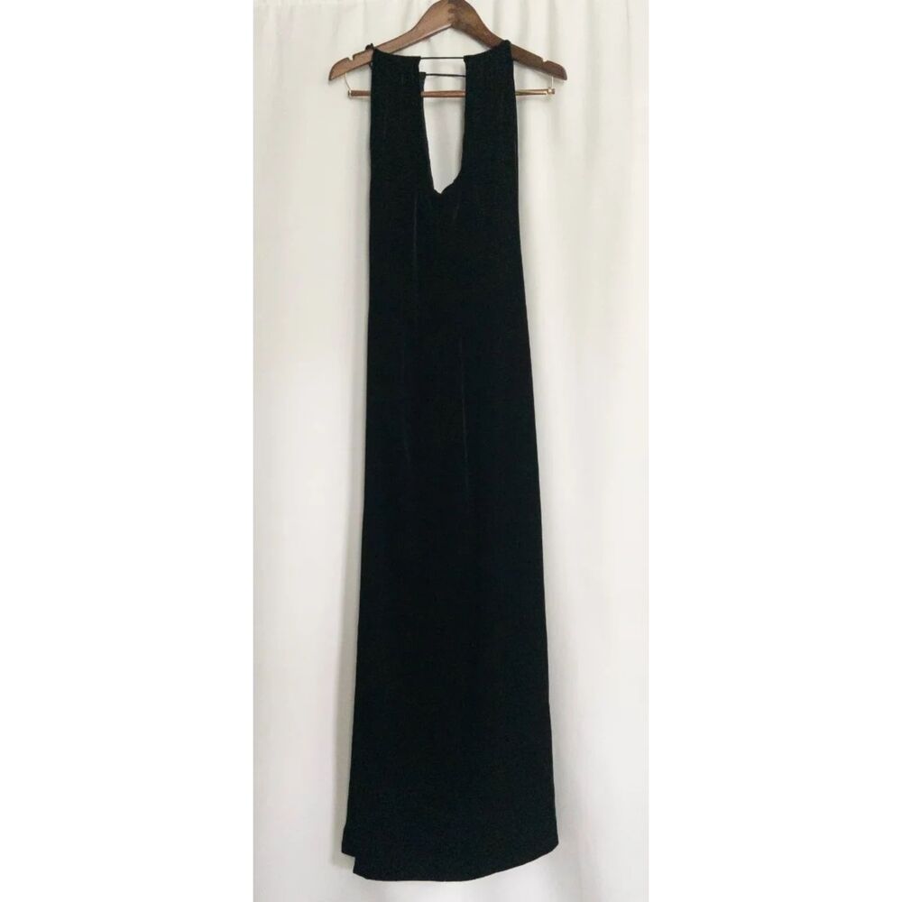 Anne Klein Deep black 82% rayon, 18% silk Dress | Sz 14 - Picture 2 of 12